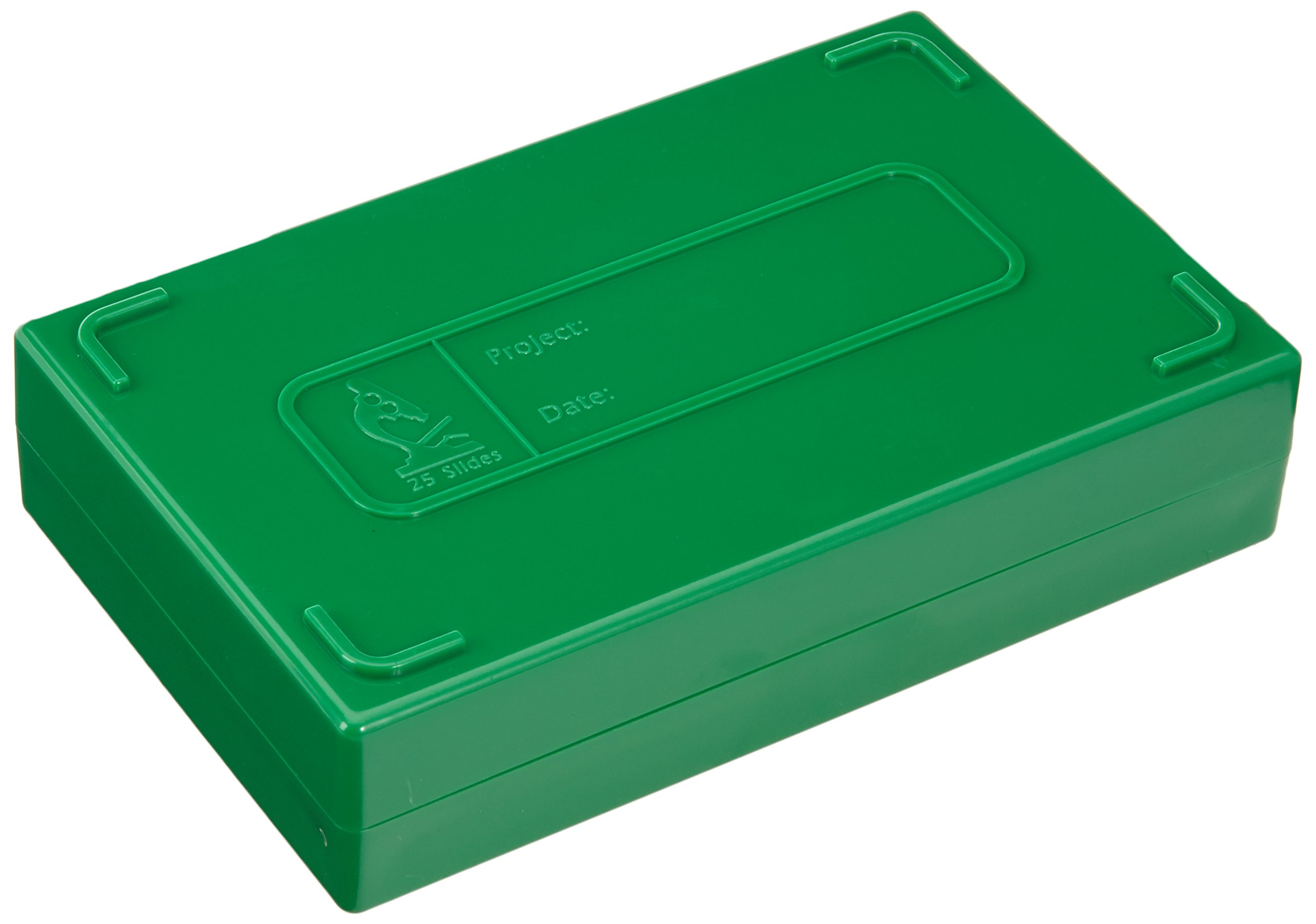 Neolab 2 2335 Slide Box for Pack of 25), Green