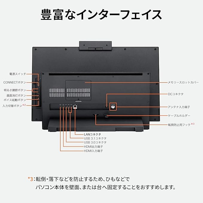 Amazon Co Jp Nec デスクトップパソコン Lavie Direct Da S Web限定モデル ファインブラック Core I7 8gbメモリ 1tb Hdd 16gb Optaneメモリー Office なし Windows 10 Home パソコン 周辺機器