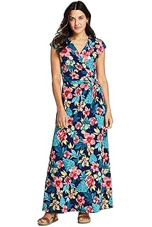 surplice wrap maxi dress