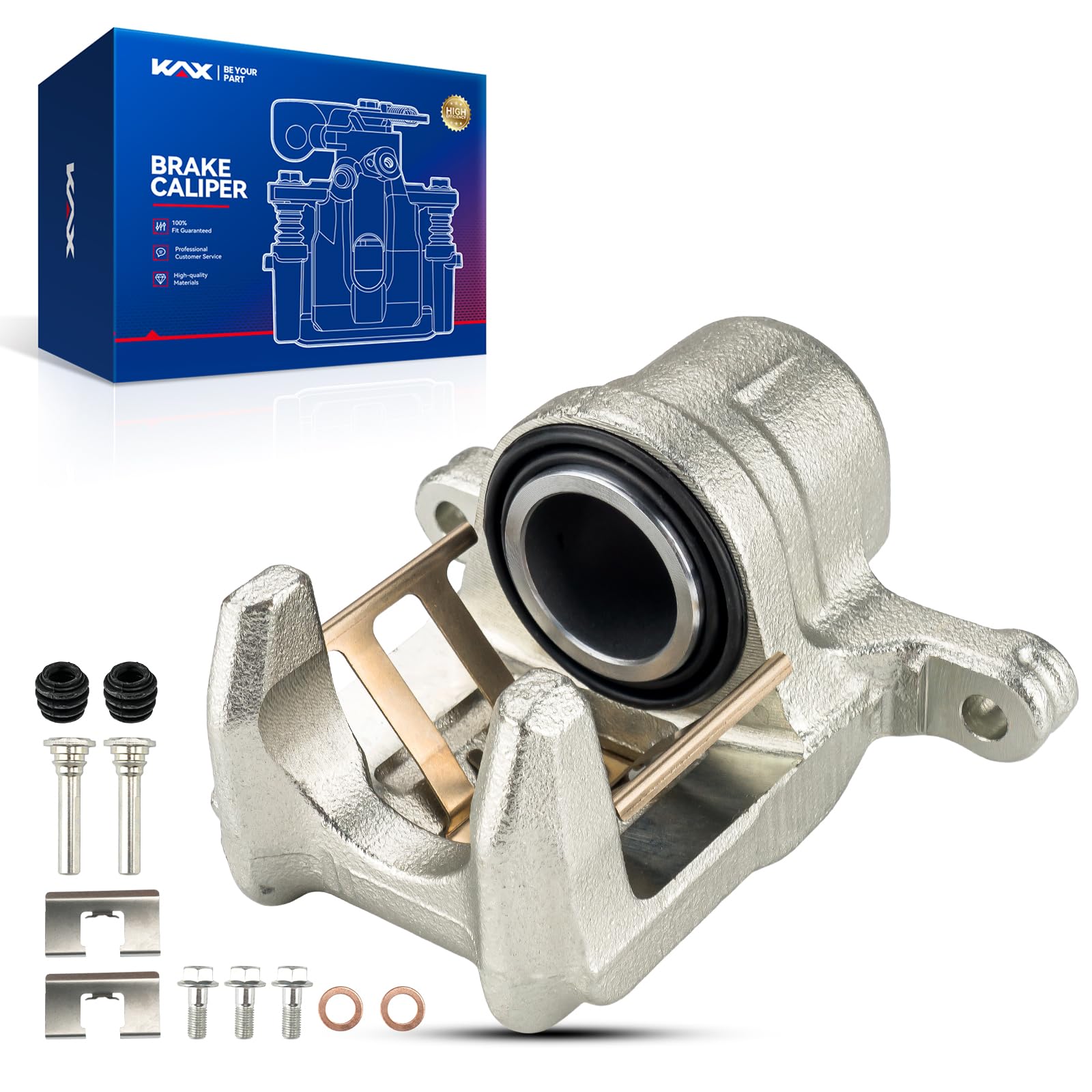 Photo 1 of KAX Disc Brake Caliper Assembly for Honda CR-V 2002-2004, Honda Odyssey 1995-1998, Acura Legend 1991-1995, Acura RL 1996-1998, Isuzu Oasis 1996-1999, Rear Right Passenger Side