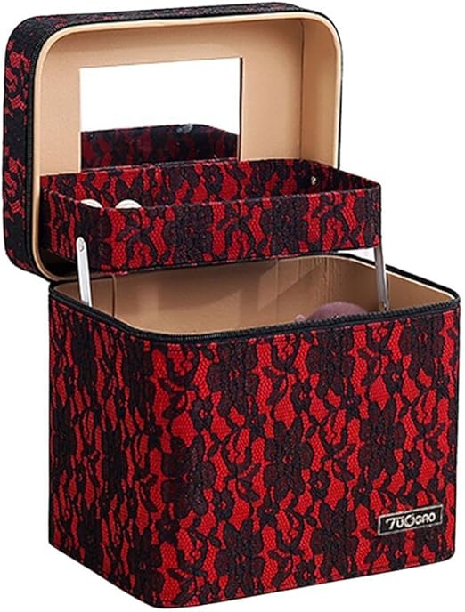 Caja cosmética, caja de almacenamiento cosmética de gran capacidad