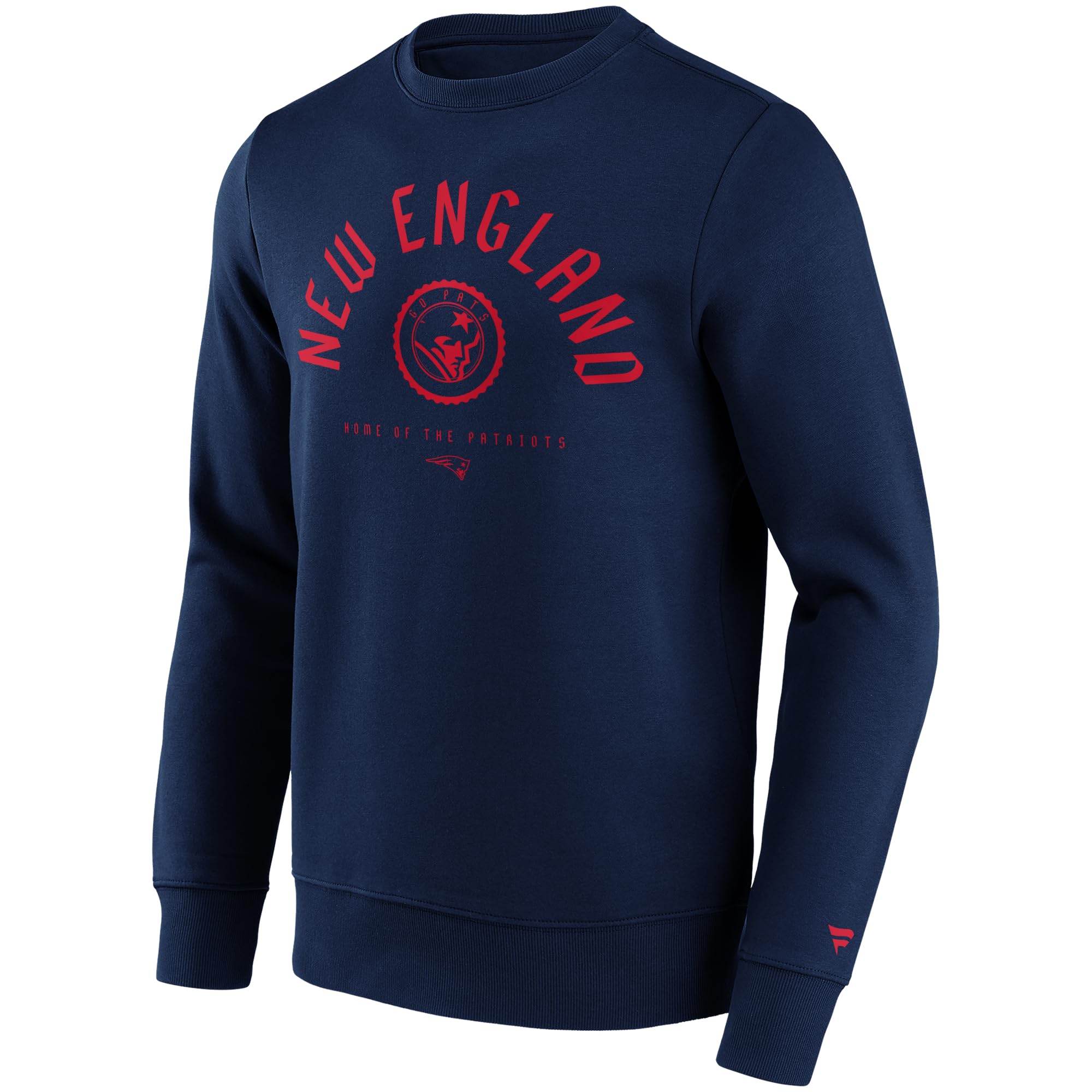 Fanatics New England Patriots Stamp NFL Crew Sweatshirt Navy