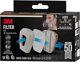 3M Filter Kit 6000-series 6003BC1 A2P3 Replacement Filters (2x A2, 2x P3) view 7
