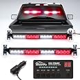 BooYu 2-in-1 LED Emergency Strobe Light Bar With Digital Controller - Super Bright Green/White Warning Lights For Trucks, Fire, Police & Safety Vehicles - View #7