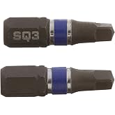 Irwin Tools 1837385 Impact Performance Series Insert Square Drive Bit #3 (2 Pack)
