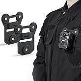BOBLOV Body Camera Magnet Mount, 6pcs Magnets Style, Universal Magnetic Suction Back Clips, Compatible with All Police Cameras, Fixed on Clothes to Prevent Law Enforcement Camera from Moving(One Pair)