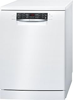 Bosch SMS46CW01E Serie 4 Freistehender Geschirrspüler / A+++ / 60 cm / Weiß / 234 kWh/Jahr / 13 MGD / SilencePlus / Extra Trocknen / VarioBesteckkorb