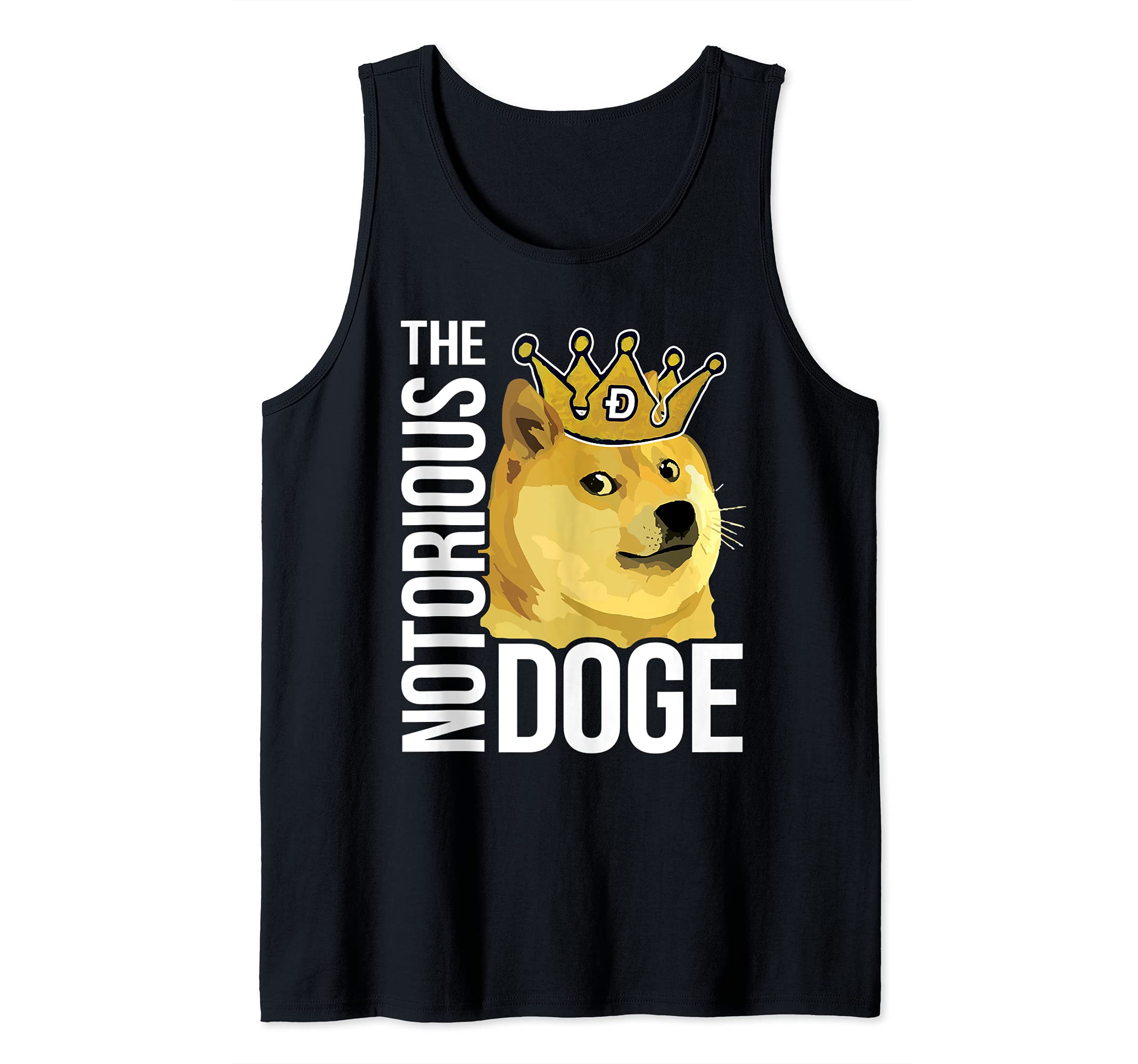 The Notorious DOGE - Dogecoin King of Crypto To The Moon Tank Top