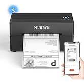 MUNBYN Bluetooth Thermal Label Printer, Wireless 4x6 Shipping Label Printer | Work for Shipping Packages Small Business Office or Home, Compatible with iPad iPhone Android Windows macOS Chrome