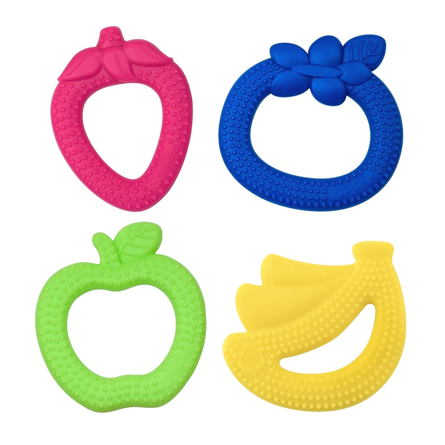 green sprouts silicone fruit teether