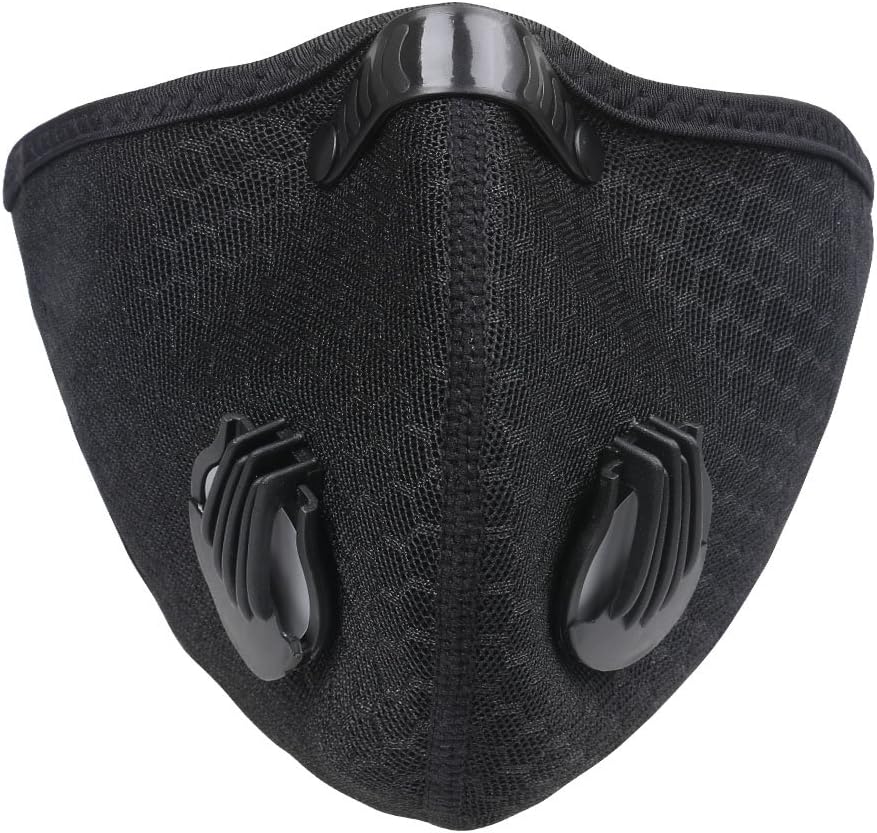 Leeko Dust Mask, Anti-Pollution Motorcycle Bicycle Cycling Racing Mask, Half Face Bike Mask for Outdoor Activities