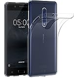 iVoler Funda Carcasa Gel Transparente para Nokia 5 2017, Ultra Fina 0,33mm, Silicona TPU de Alta Resistencia y Flexibilidad