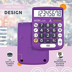 CATIGA Desktop Calculator 8 Digit with Solar Power