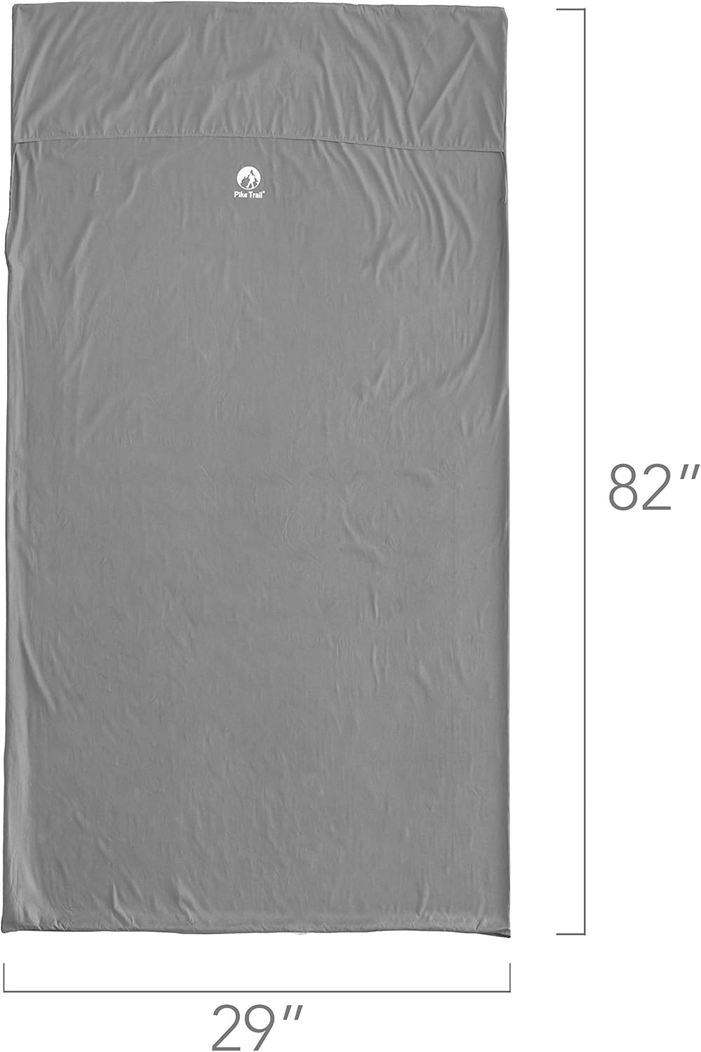 Pike Trail Sleeping Bag Liner – Travel and Camping Sheet, Lightweight and Compact Insert with Full Length Zipper and Guarantee : Sports & Outdoors