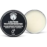 Rhino Wax - Leather Waterproofer - 4oz - Waterproof your Boots, Shoes, Purses, Jackets, Belts, Hats - Protects Leathers from Snow, Rain, Dirt and Mud - Natural Ingredients - Non-Aerosol - Made in USA