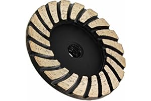 ARCHERPRO Archer Pro 4" in. Turbo Diamond Grinding Wheel, Cup Wheel for Stone Grinding. for use on Angle Grinder. Coarse Grit 4 in. x 5/8 in. -11 Medium Grit