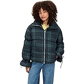 MOON RIVER Women's Plaid Puffer Jacket