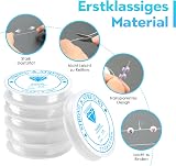 Frendour Clear Elastic Thread Set 0.5mm 0.8mm 1.0mm Bracelets Six Rolls Beading view 5