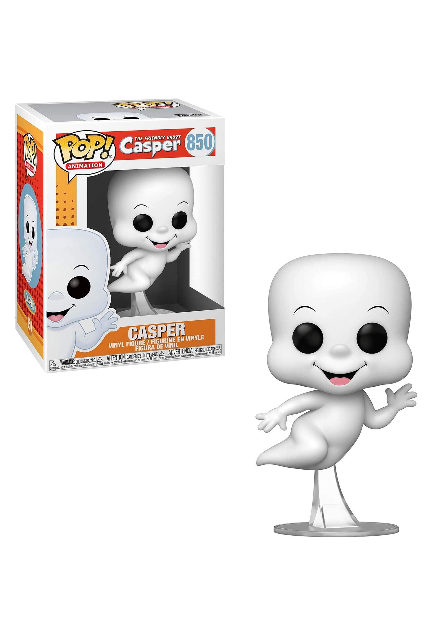 Funko POP! Animation Casper - Casper the Friendly Ghost - Collectable Vinyl Figure - Gift Idea - Official Merchandise - Toys for Kids & Adults - Cartoons Fans - Model Figure for Collectors