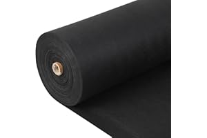 PioneerWorks Geotextile Landscape, 6ft x 50ft & 6oz Geotextile Fabric, PP Drainage 350N Tensile Strength & 440N Load Capacity, for Driveway & Road Stabilizationr, Erosion Control, French Drains