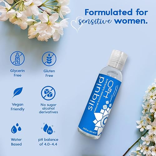 Sliquid H2O Water Based Lube, Water Based Lubricant for Sex, Natural Sex  Lube, Glycerin Free Personal Lubricant (2 Oz) Clear, Unscented in Dubai -  UAE | Whizz Lubricants
