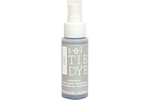 S·E·I S.E.I. Grey Tie Dye Spray Bottle: 2oz. Non Toxic Fabric Dye Spray, DIY Permanent Clothing Dye, One Step, Ready to Use Tie Dye Supplies