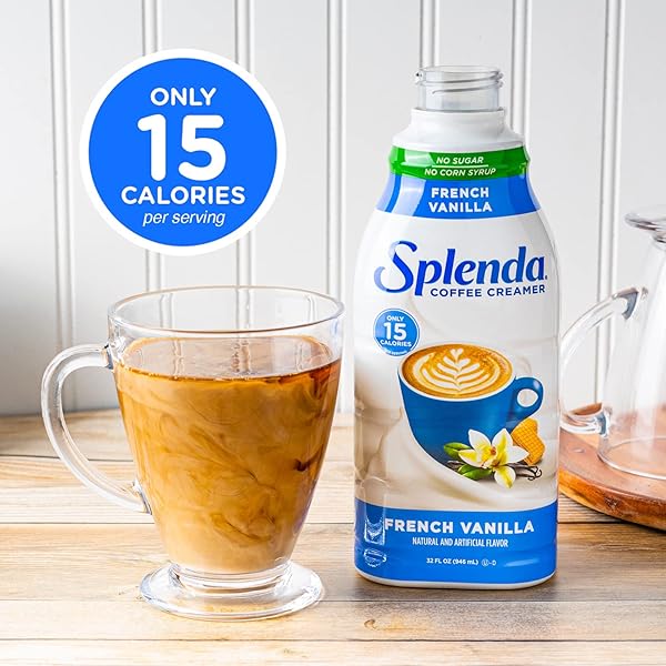 SPLENDA SUGAR FREE FRENCH VANILLA COFFEE CREAMER, 32 FL OZ