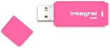Integral 64GB Neon USB 2.0 Flash Drive 3-Pack Pink Blue Yellow view 3