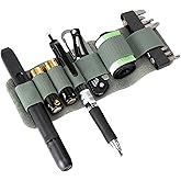 Modular Kit Organizer Panel for Tools & Pens, EDC Hook and Loop Attachment for Men & Women, Tactical Accessories Gear Organizers for Travel Bag - Tactical Backpack Organizer Insert