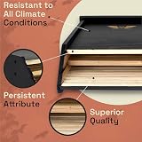 WildYard Complete Bat House Outdoors Two Chamber Cedar 75 Bats Easy Install view 9