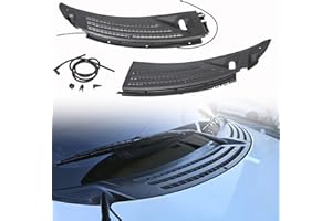 WOCCH Windshield Wiper Cowl Cover Panel w/Seals Compatible with Ford F150 2009-2014 Left & Right Front Windshield Cowl Panel Grille Insert Replace# BL3Z-15022A69-A BL3Z-15022A68-A