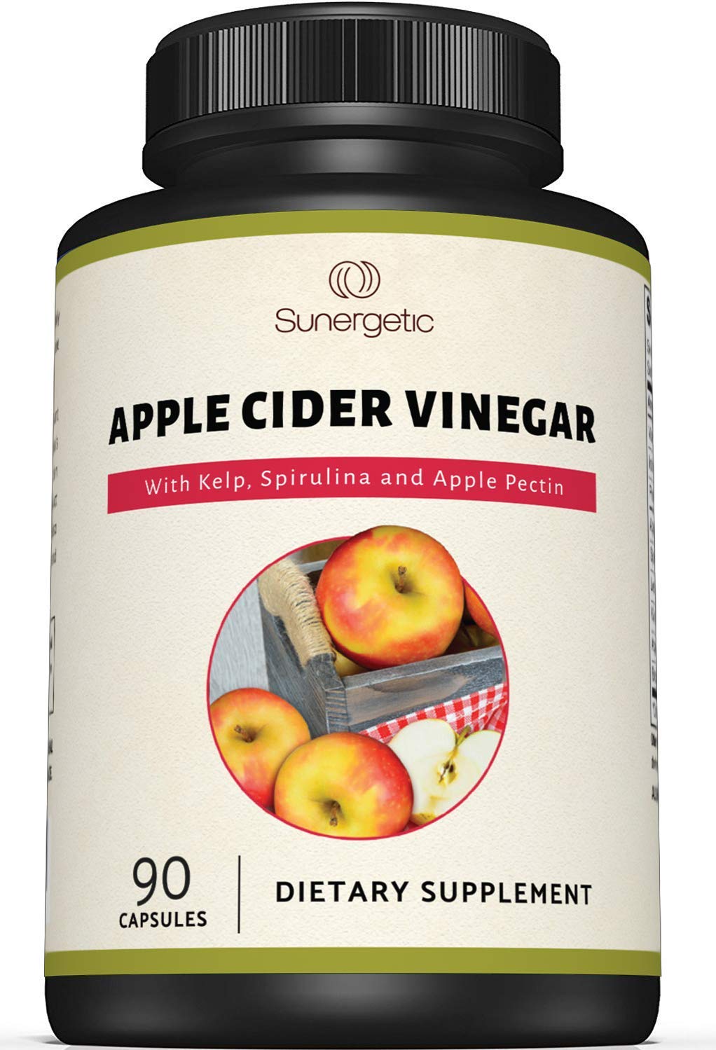 90 Capsules Premium Apple Cider Vinegar Includes Apple Pectin