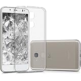 kwmobile Funda para bq Aquaris VS - Carcasa Protectora de [TPU] para móvil - Cover [Trasero] en [Transparente]