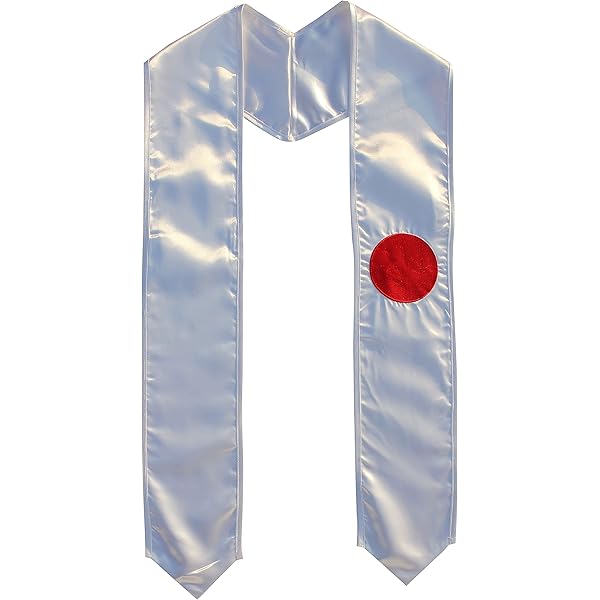 Amazon.com: Del Mex Japan Graduation Flag Stole Sash Scarf