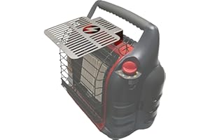 HERC OUTDOORS Cooker Plate Grill Attachment Compatible With Buddy Heater Portable Heaters (Large) - Stainless Steel