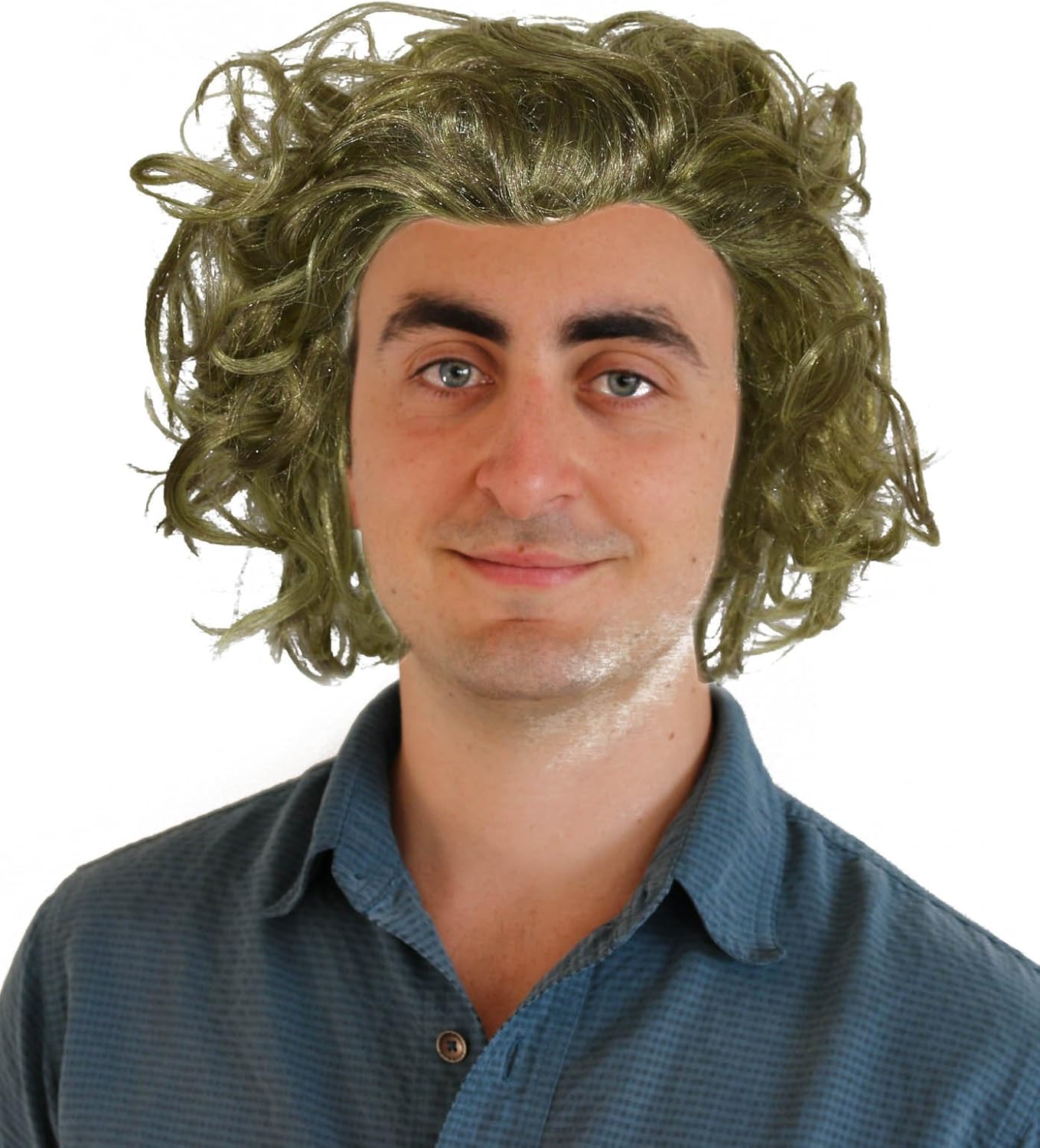 Amazon Com Joker Is Wild Costume Wig For Adults And Kids Clothing