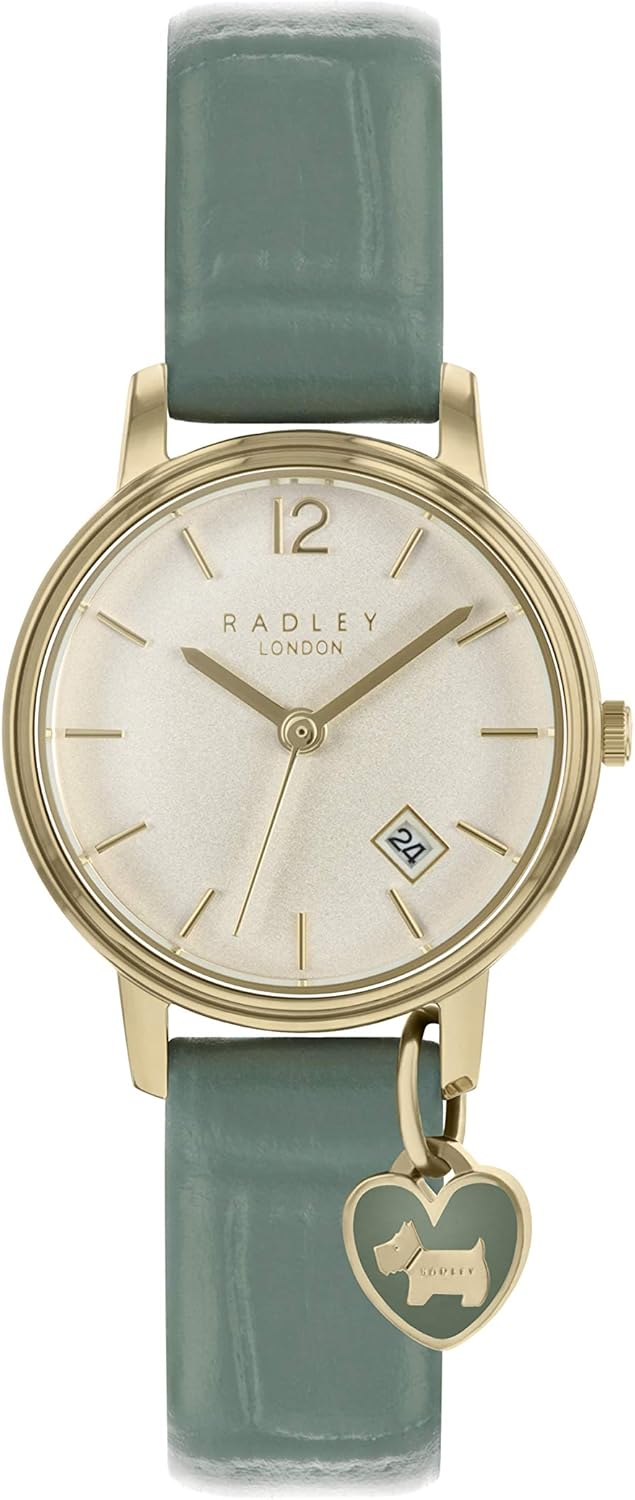 Radley Green Leather Strap Watch RY2722 Amazon.co.uk Watches