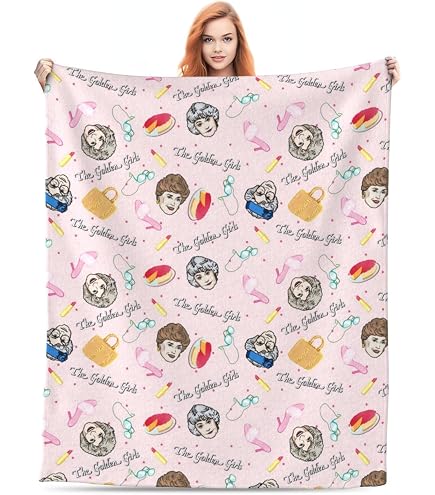 Girls Fleece Blanket 60"x 50"for Kids Women,Soft Cozy Gils