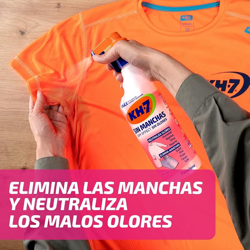 Sin Manchas Sin Olores OXY Effect | Quitamanchas Ropa | Oxígeno Activo | Elimina manchas de Sudor, Vino, Verdura, Fruta, | Neutraliza Malos Olores | Pulverizador 715 mL El embalaje puede variar