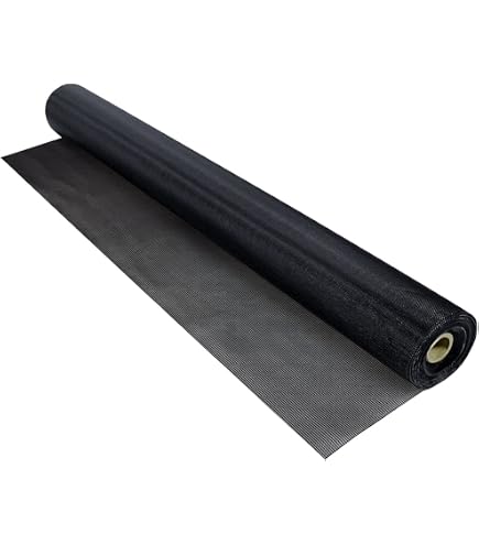 Phifer UltraVue2 High-Visibility Screen Mesh Roll for Window, Porch, Patio Door (48 in x 100 ft) - Nearly Invisible Window Screen Replacement - Patio Screen Mesh Porch Screening Rolls, Black - Amazon.com | 48 