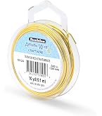 Artistic Wire Kupferdraht 0,64 Mm – Versilbert, Anlaufgeschützt, 9 M In Mandarine