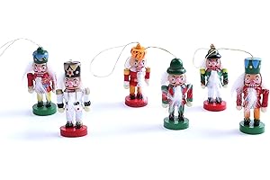 BRUBAKER Nutcrackers Tree Ornaments Set - Hanging Figurines - Designed in Germany