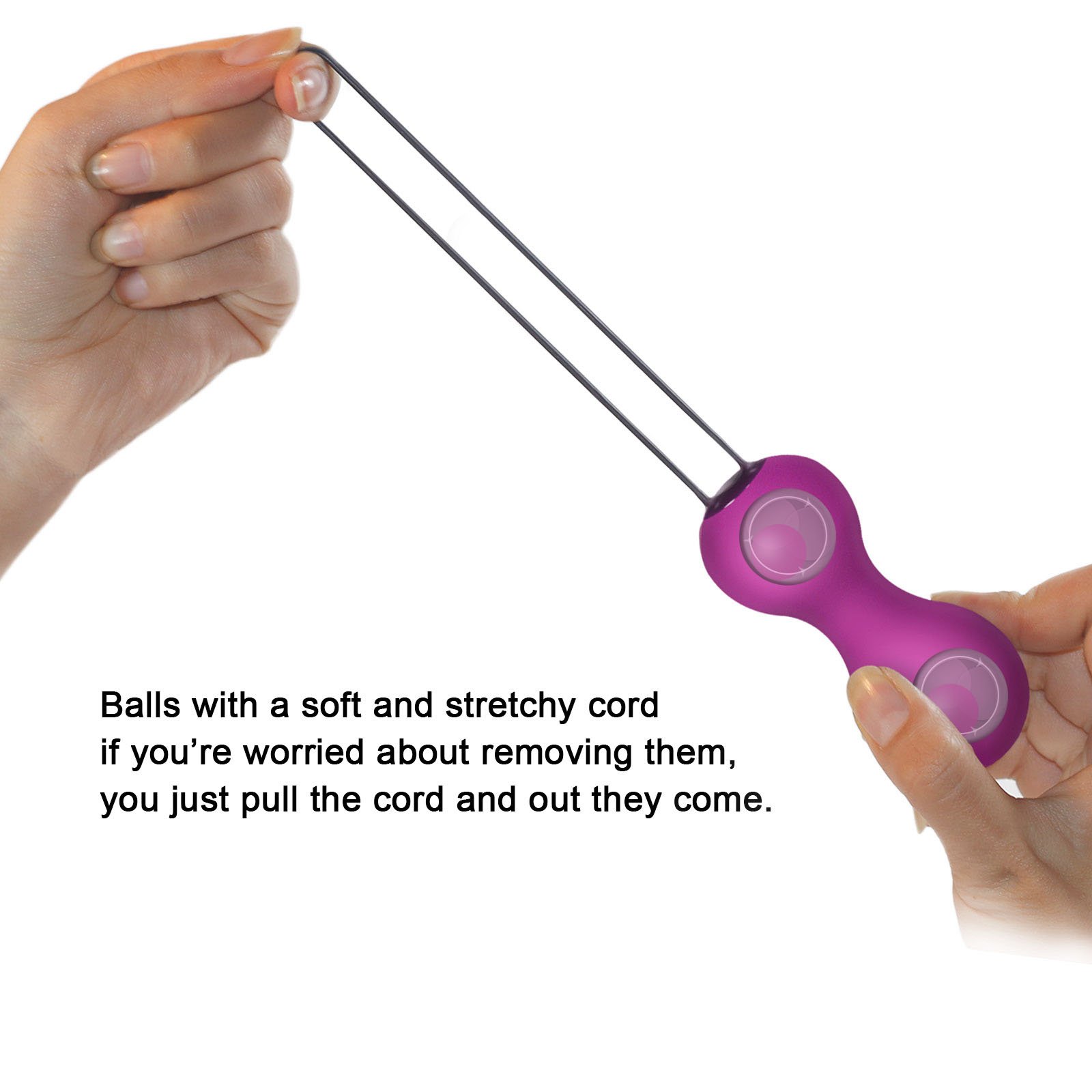 Kinkly Silikon Liebeskugeln Als Beckenbodentrainer - Perfekt Für Frauen Zum Beckenbodentraining Und Training Der Vaginalmuskulatur - Kugeln im 3er Pack Zur Stärkung Des Beckenboden - Wasserfest