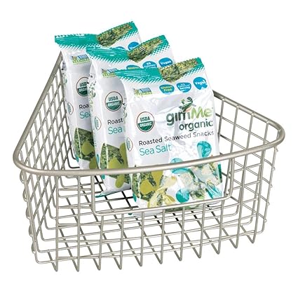 Satin Pantry 1 4 Interdesign Forma Lazy Susan Storage Basket With