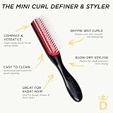 Denman D14 Curly Hairbrush 5 Row Styling Brush Detangling Shaping Defining Curls view 7