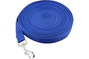 Training Dog Leash for Small Medium Large Dogs, Strong Traditional Style Extra Long Leads for Large, Medium & Small Dogs, Gre