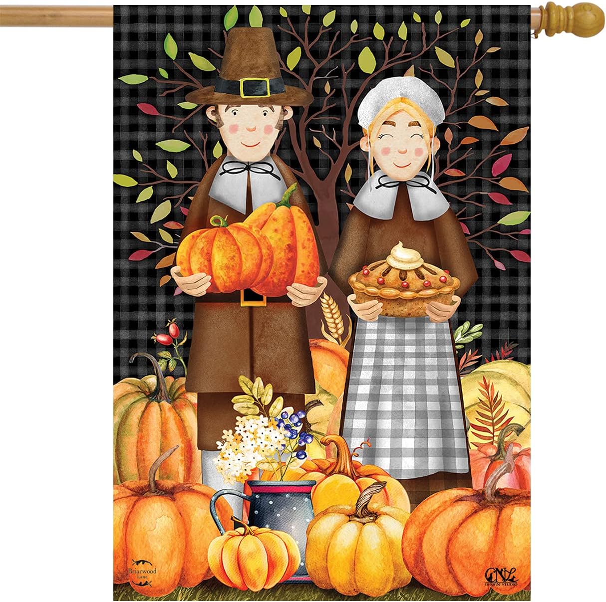 Flags - Pilgrims Thanksgiving House Flag 40