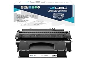 LCL Compatible Toner Cartridge for HP 53X Q7553A Q7553X 7000pages (1-Pack Black) for HP Laserjet P2014 P2015 M2727 Series M27
