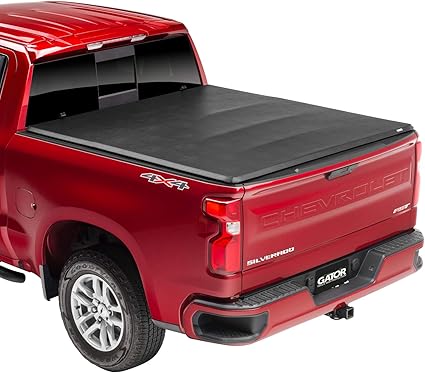 Amazon Com Gator Etx Soft Tri Fold Truck Bed Tonneau Cover 59109 Fits 2014 2018 2019 Ltd Lgcy Chevy Gmc Silverado Sierra 1500 5 8 Bed Made In The Usa Automotive