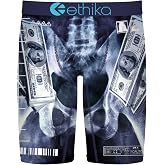 Ethika Men's Staple Boxer Brief, 4-Way Stretch with Signature - Racks On Me